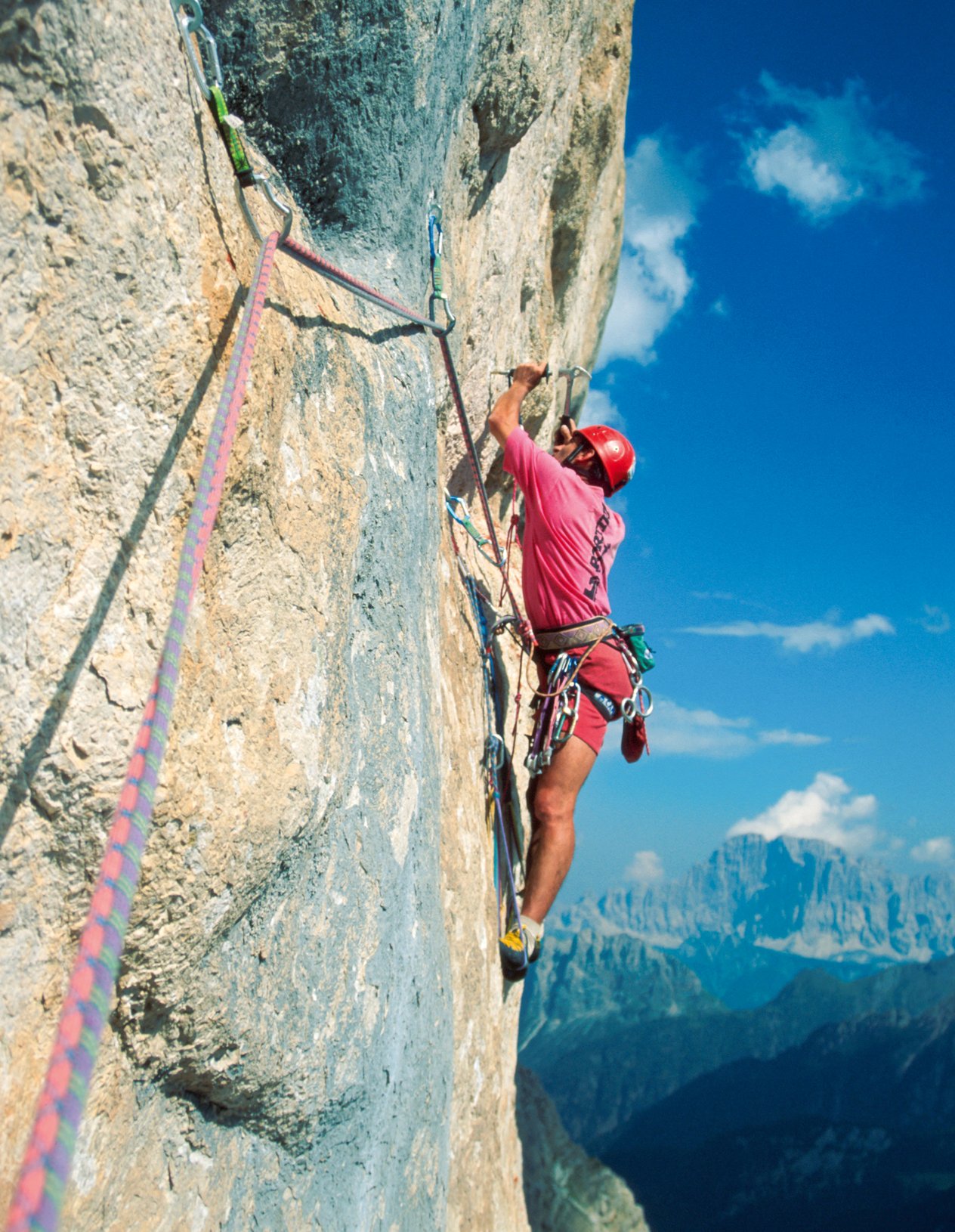 arrampicatori in parete