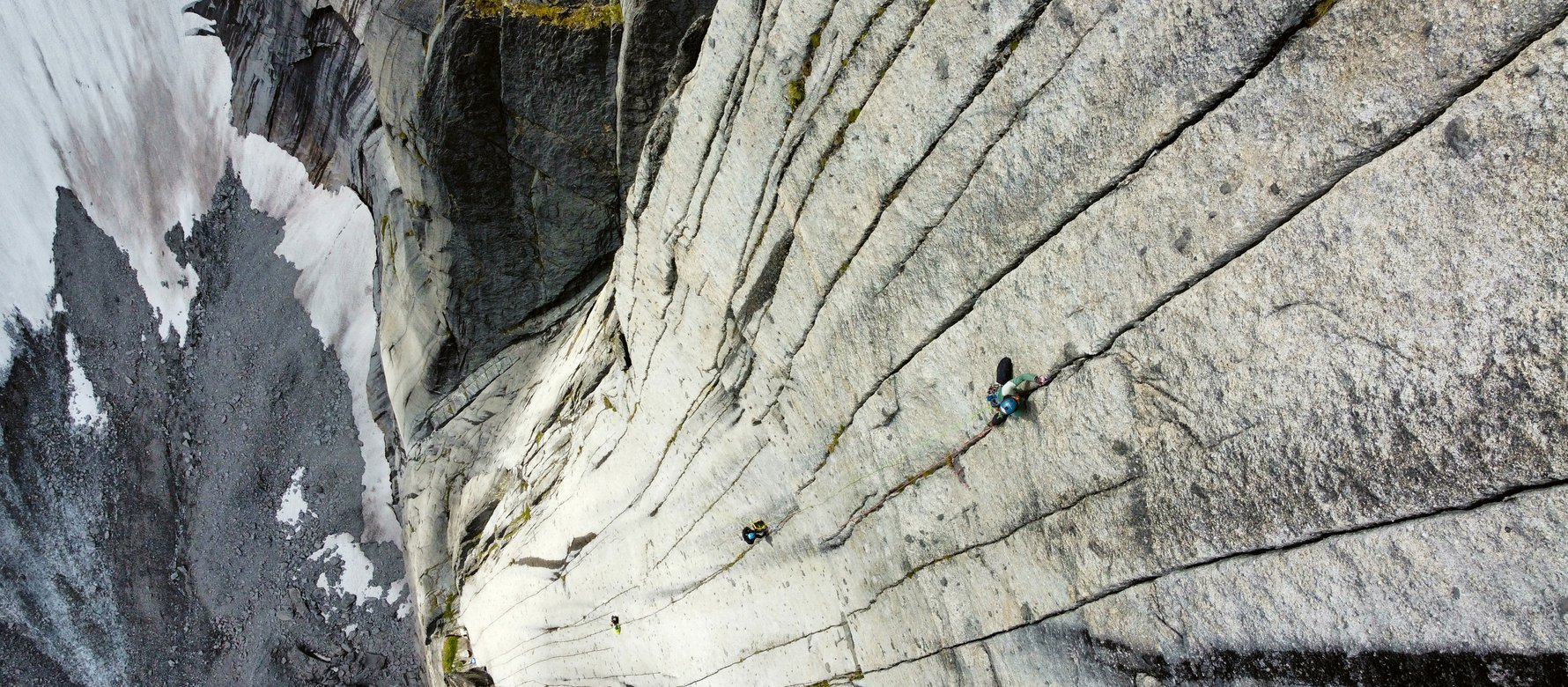 arrampicatore in parete