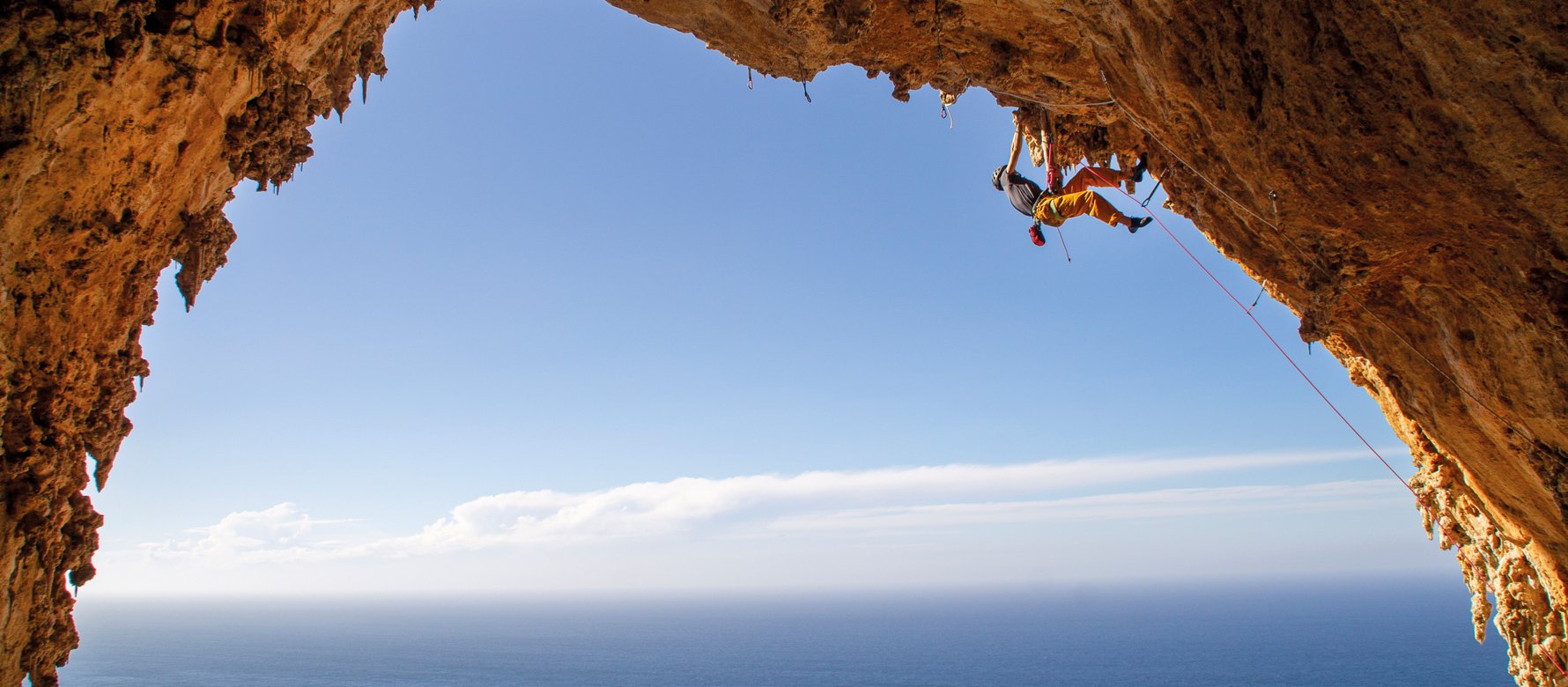 Arrampicata in strapiombo