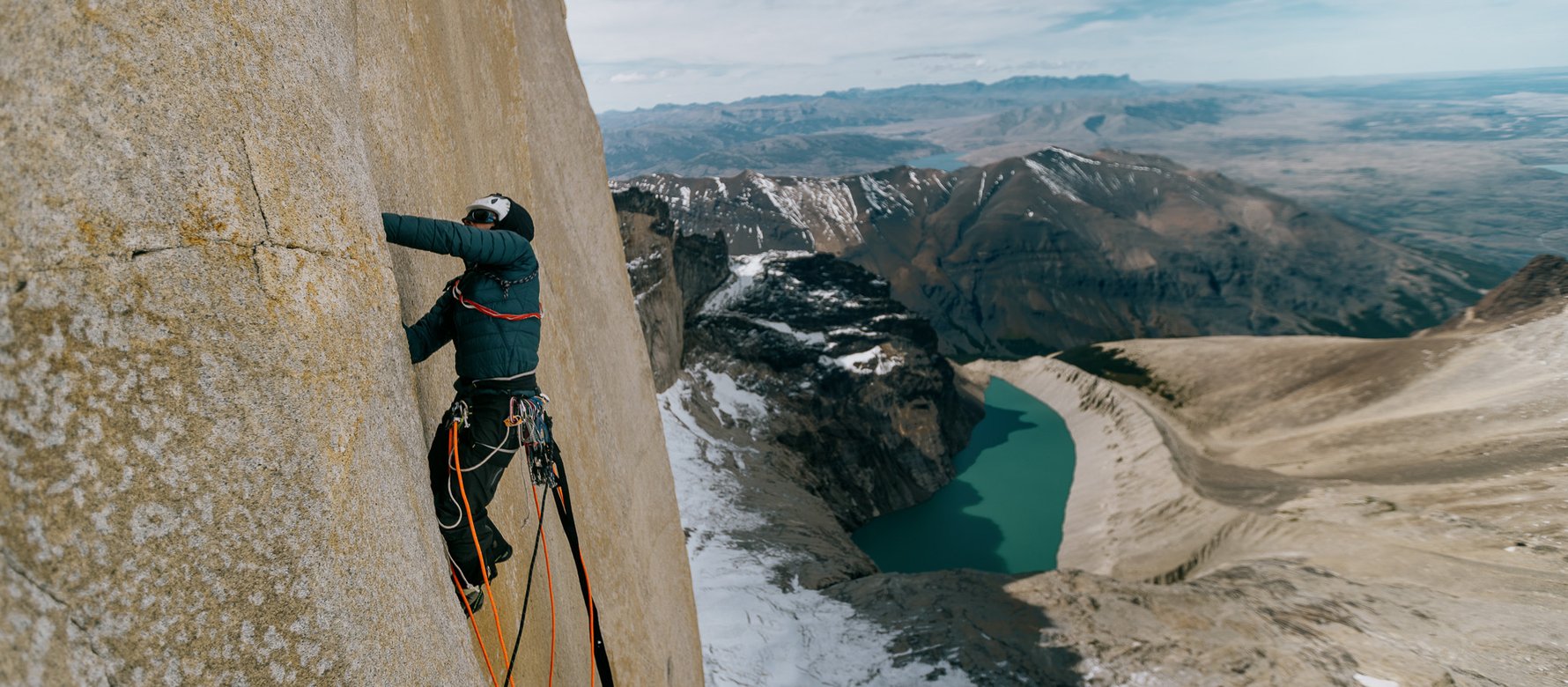 arrampicatore in parete