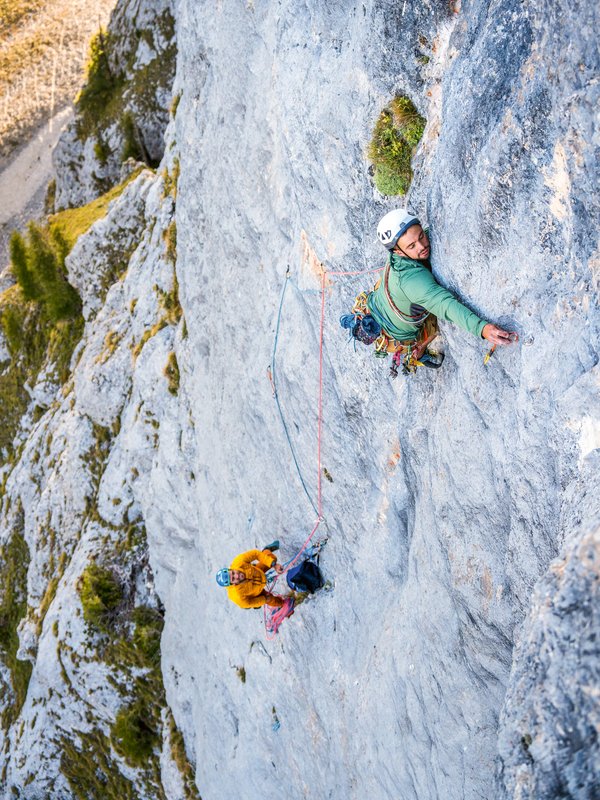 arrampicatori in parete