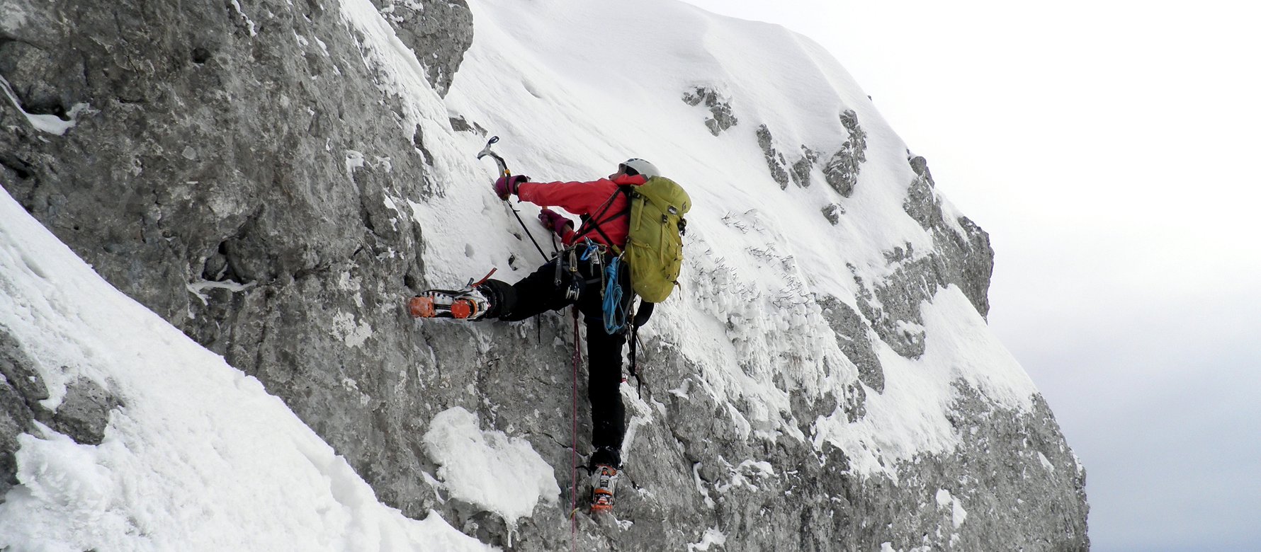 alpinismo in invernale