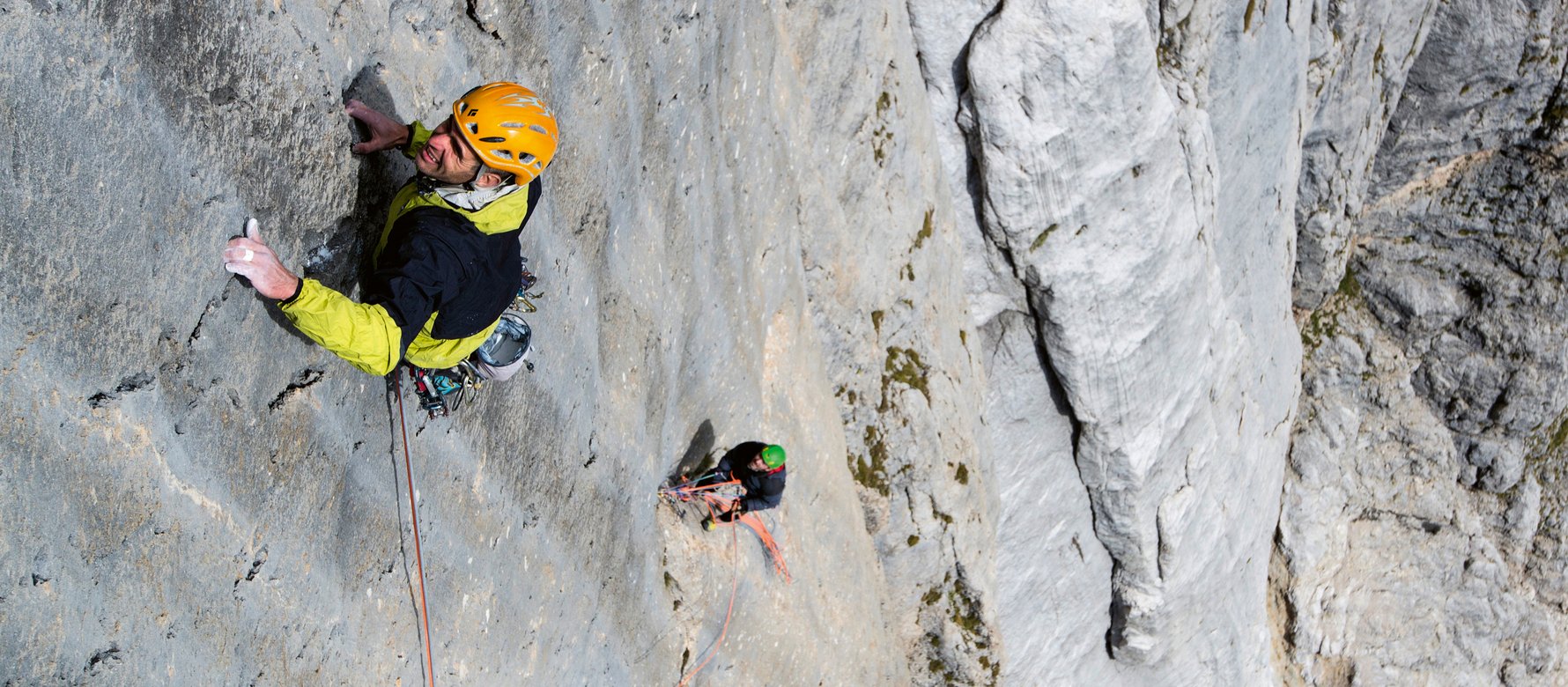 arrampicatori in parete