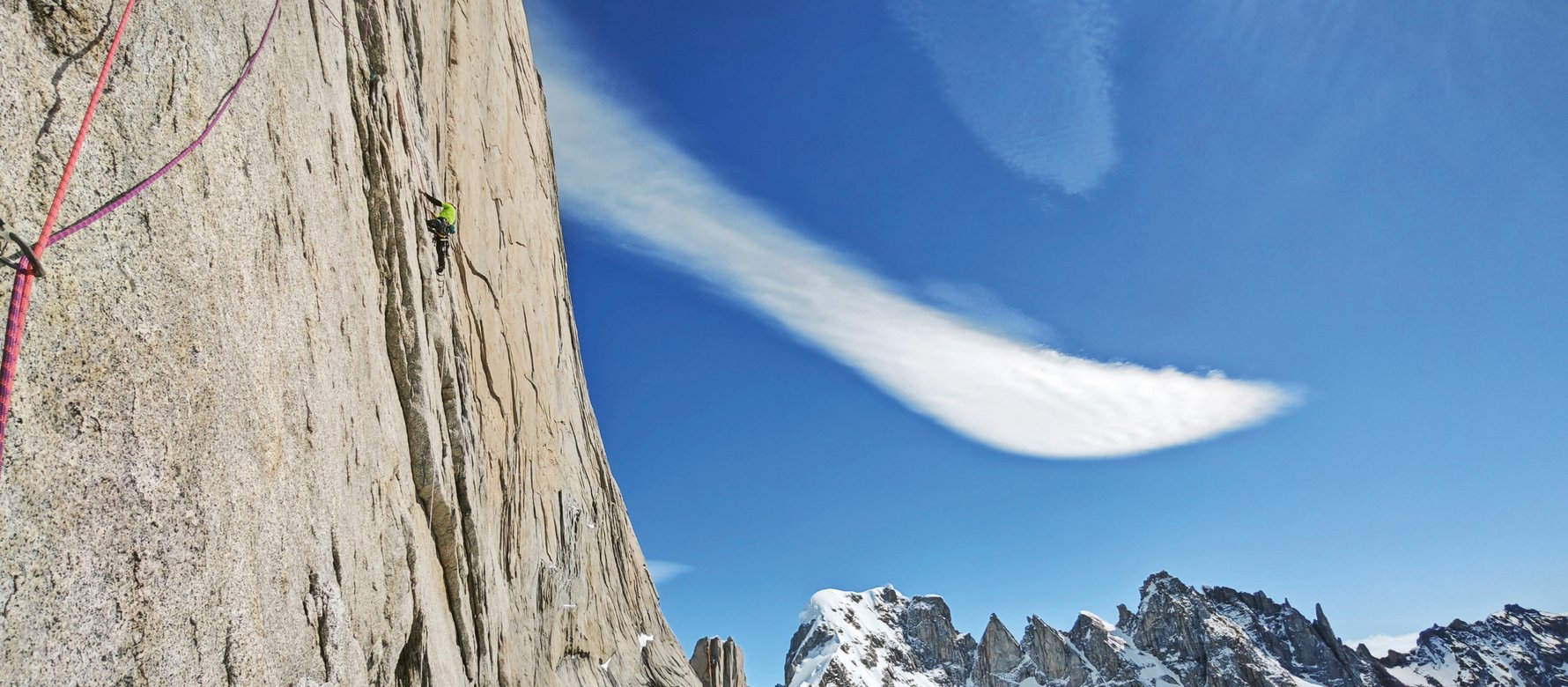 arrampicatore in parete