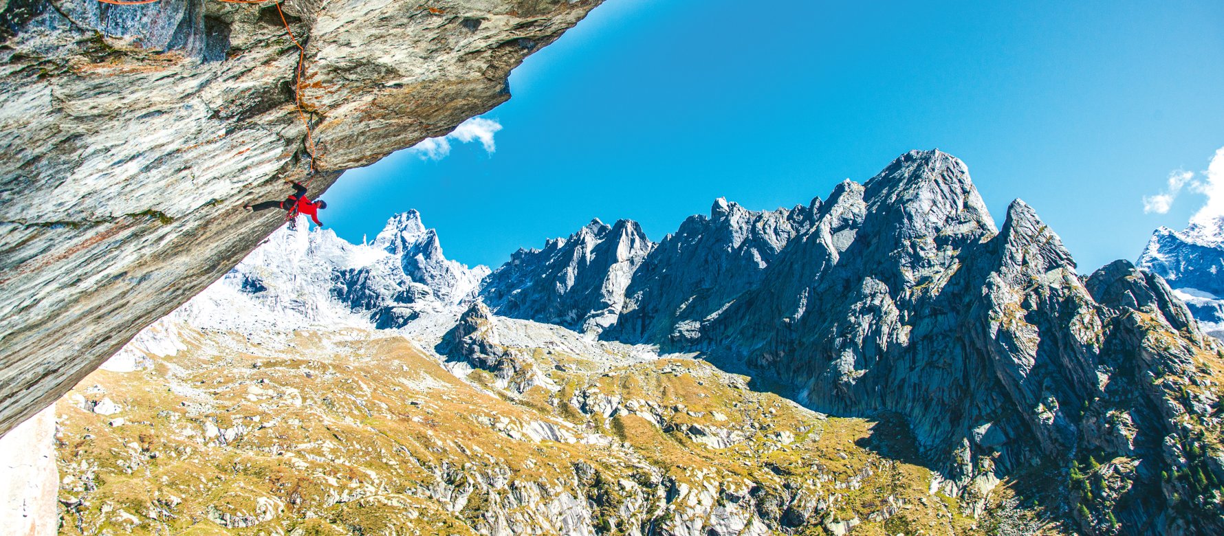arrampicatore in parete