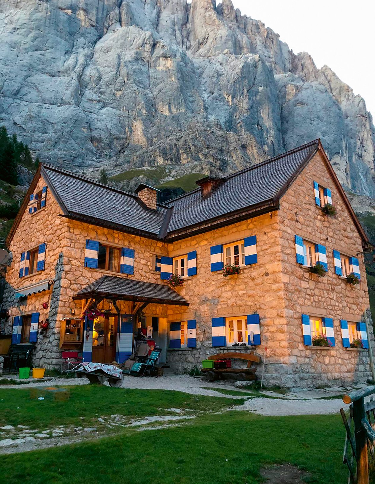 vista di un rifugio
