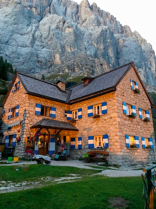 vista di un rifugio