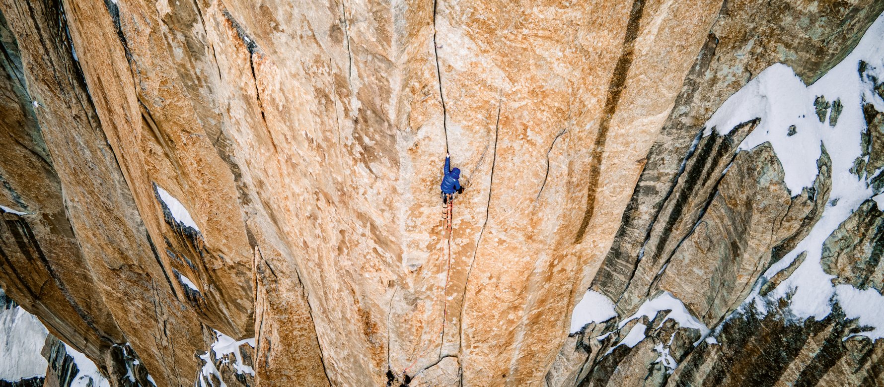 Climber in parete