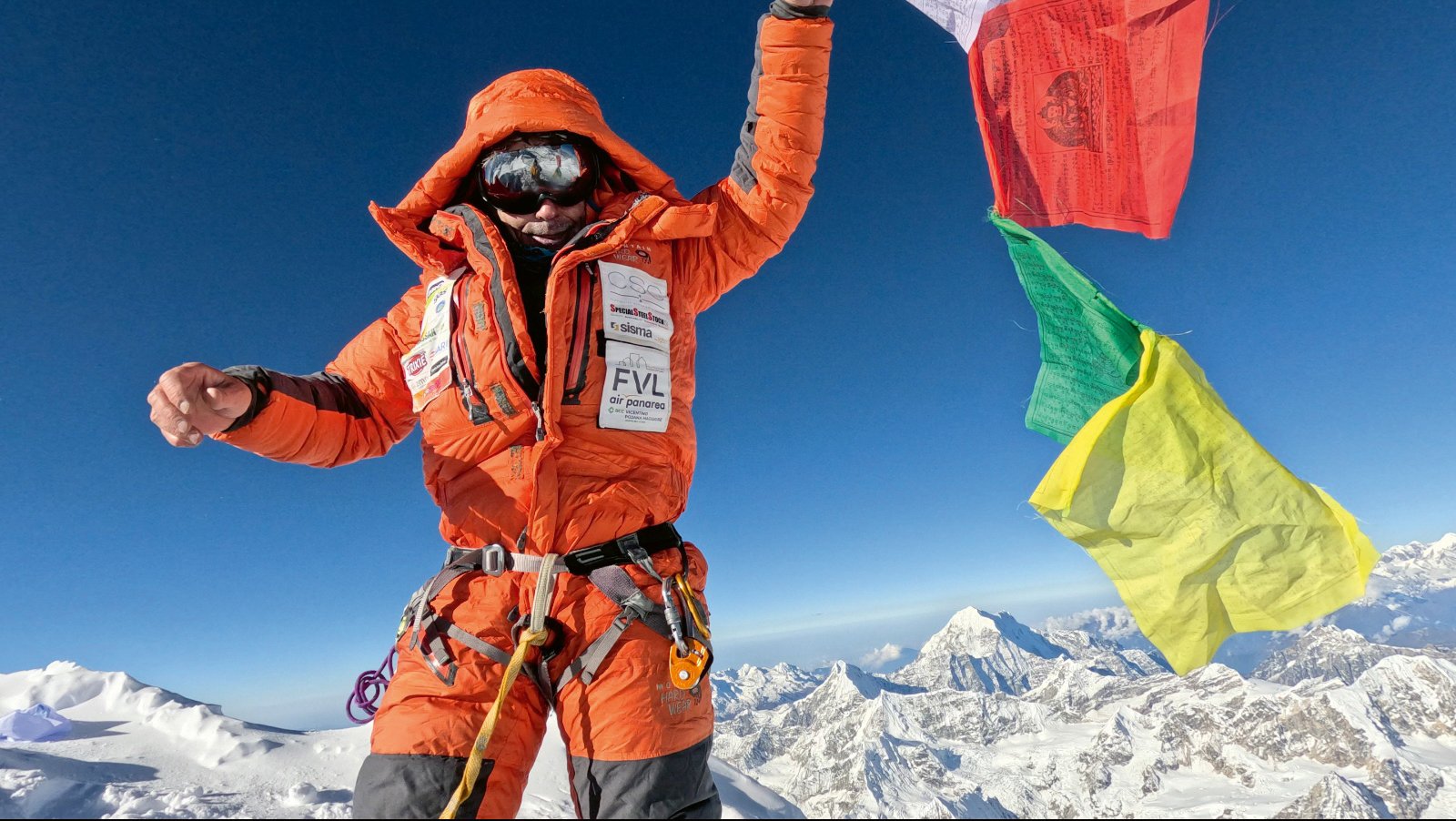Alpinisti in Himalaya