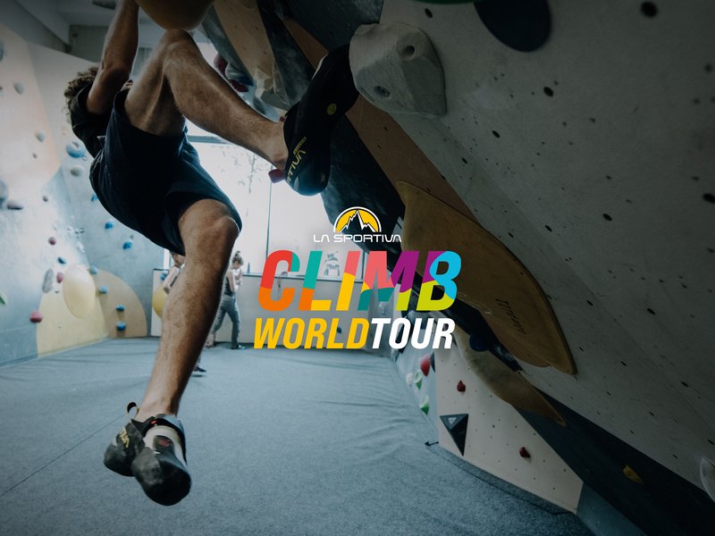 climber in palestra indoor