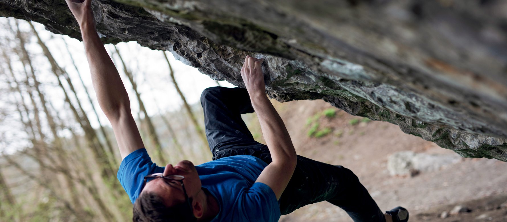 Arrampicata in strapiombo