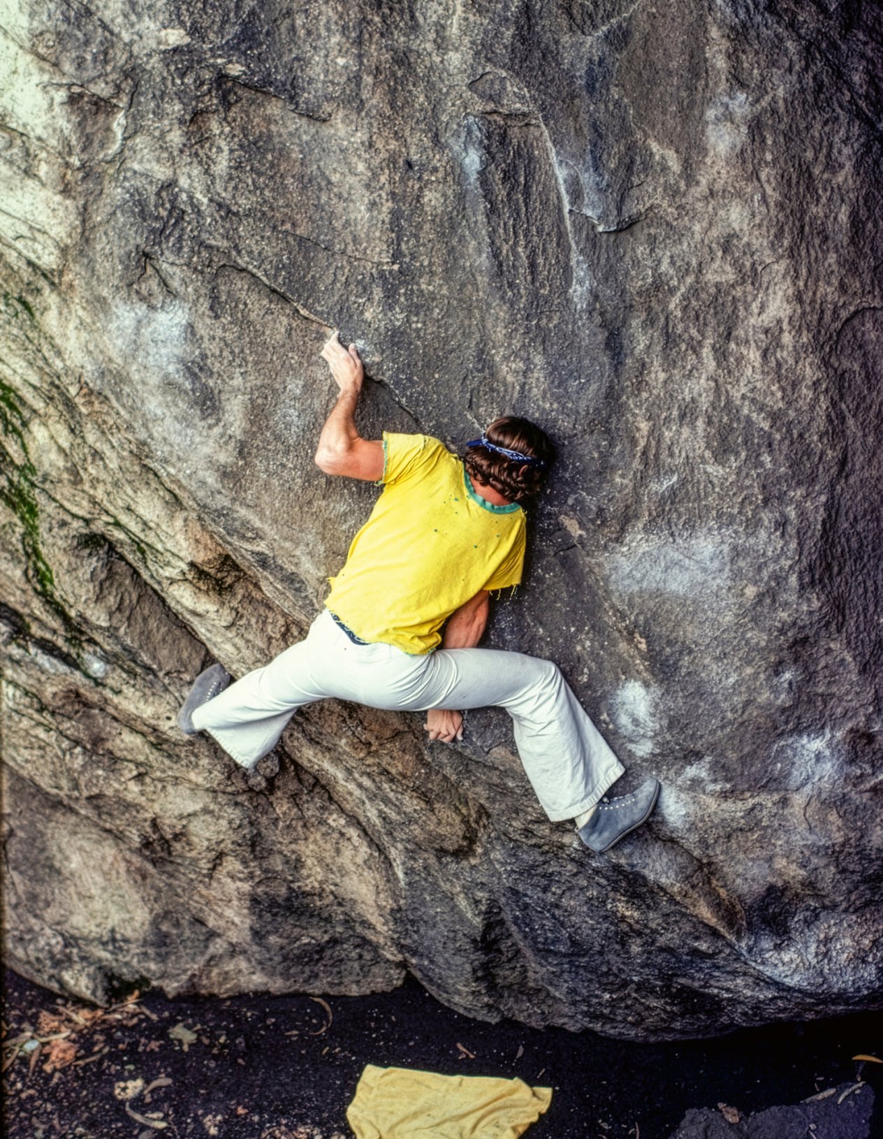 arrampicatore in parete
