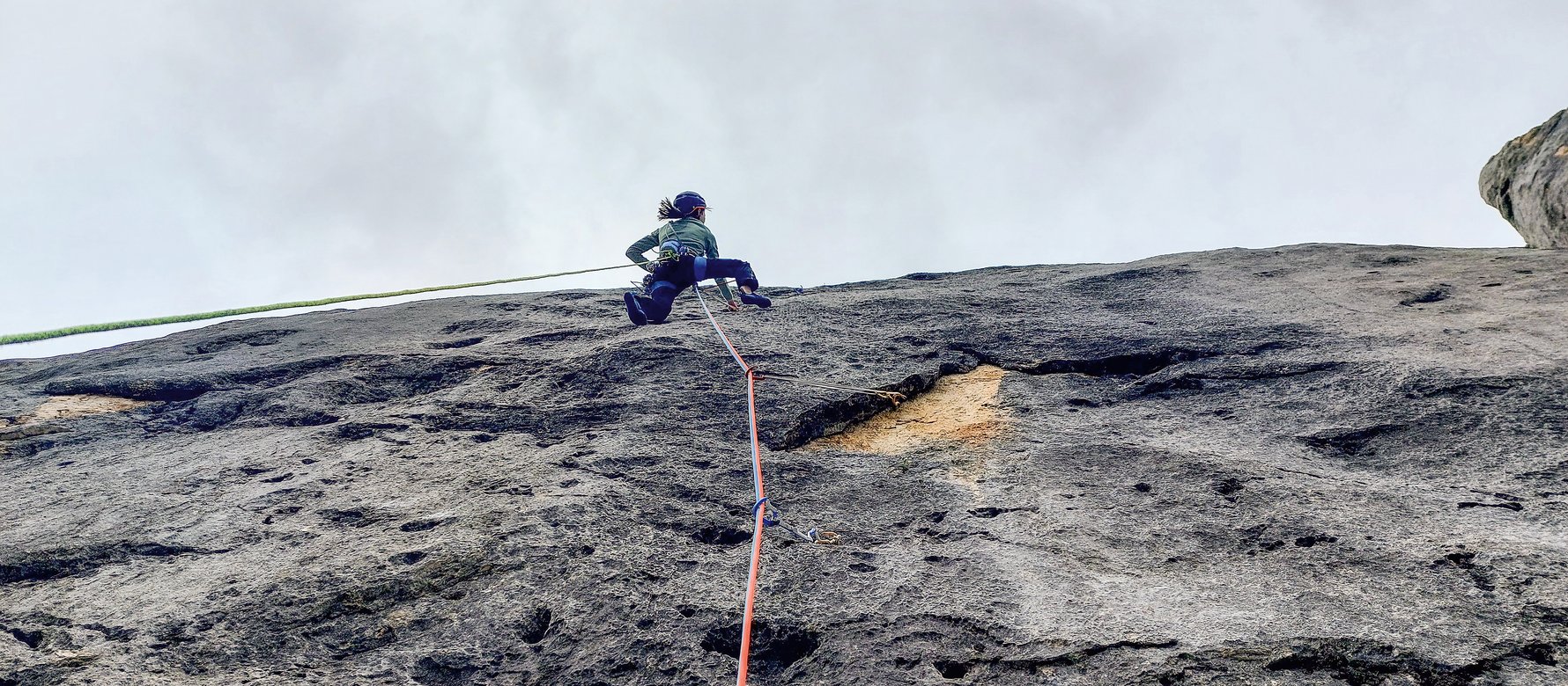 Arrampicata in parete
