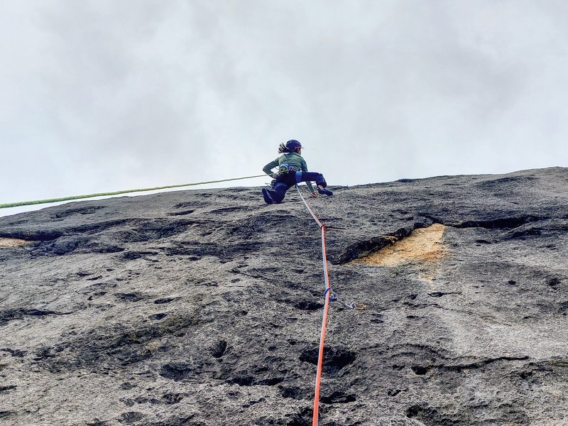 Arrampicata in parete