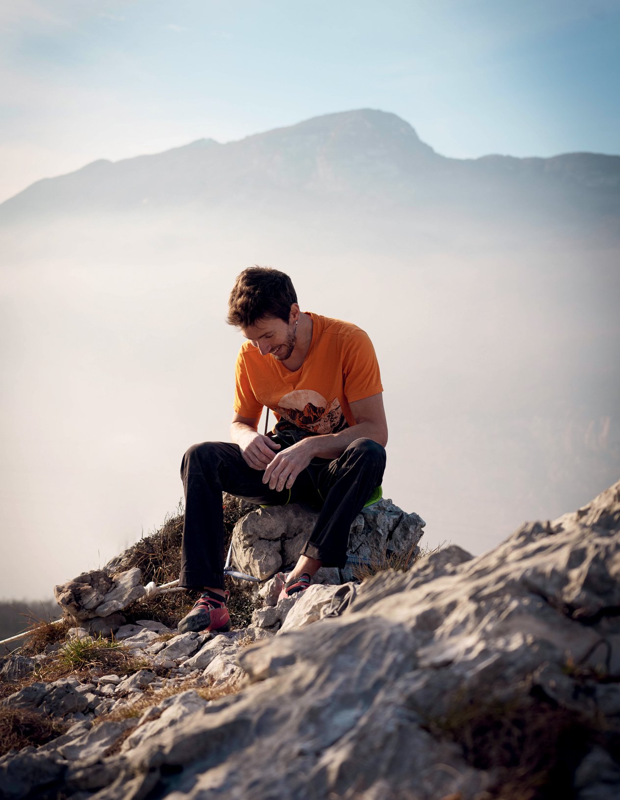 climber a riposo