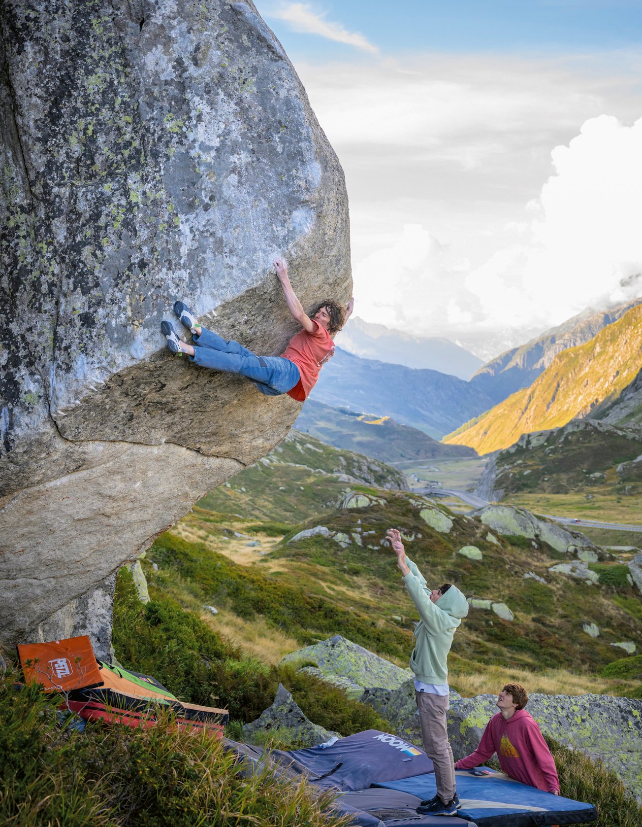 arrampicata su boulder