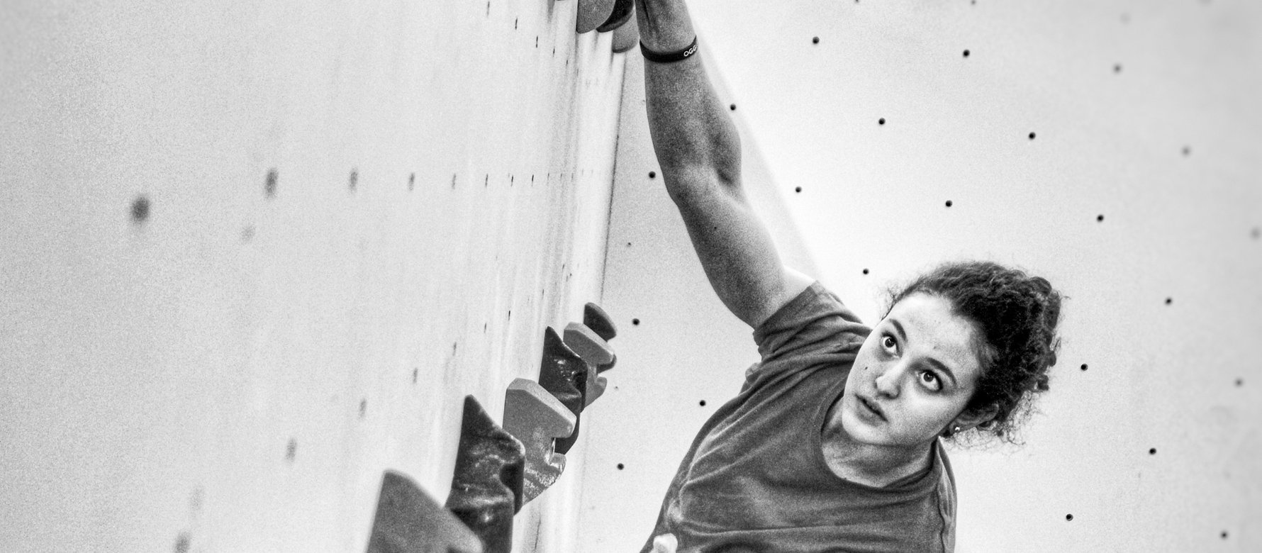 climber in allenamento