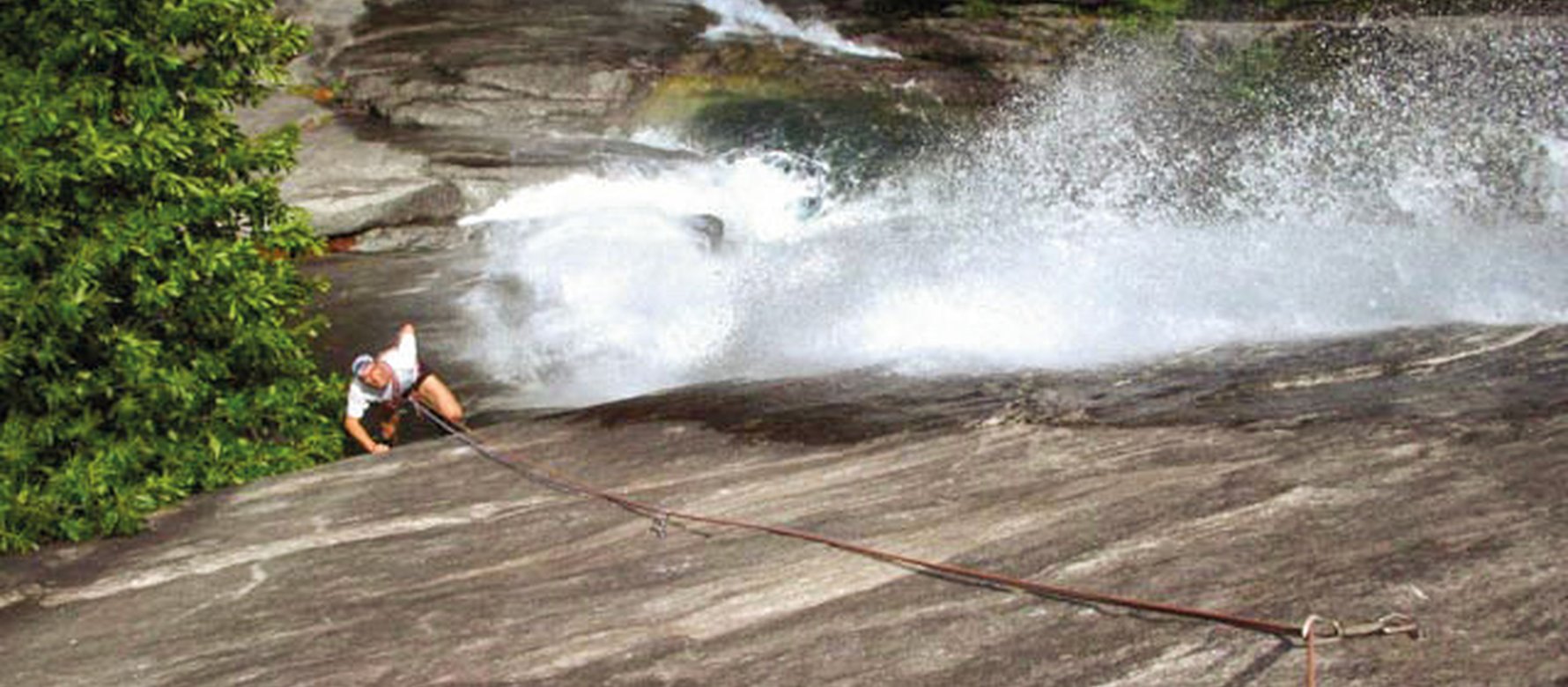 arrampicatore in parete