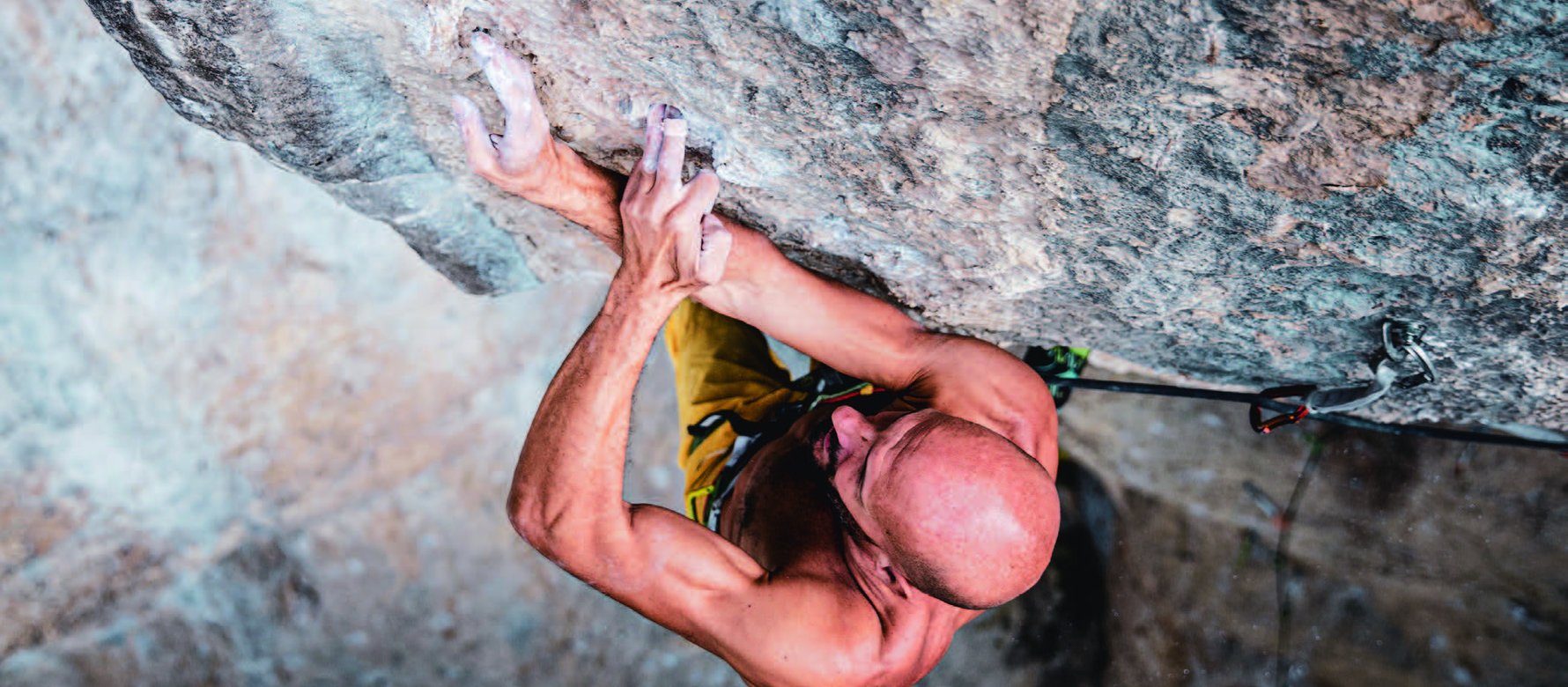 arrampicatore in parete