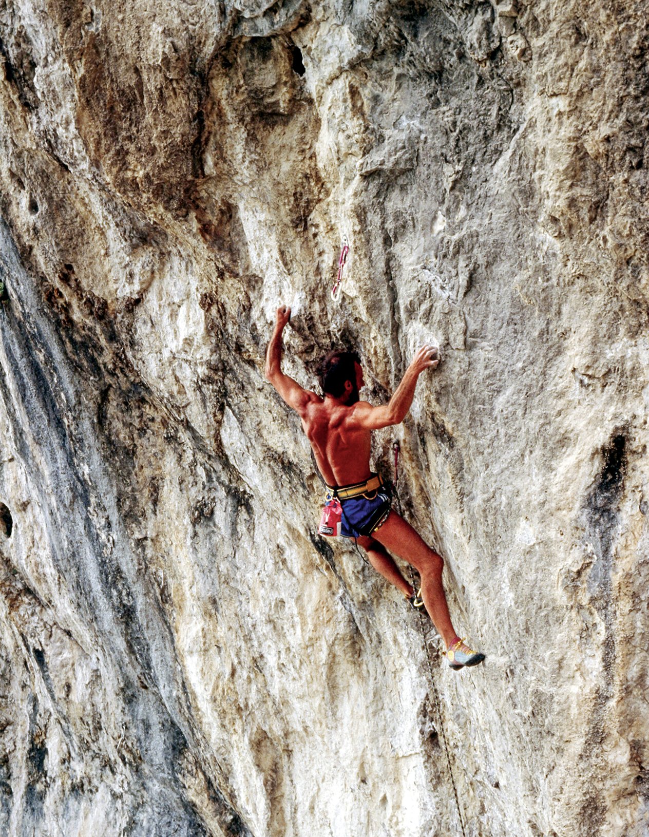 Climber in parete