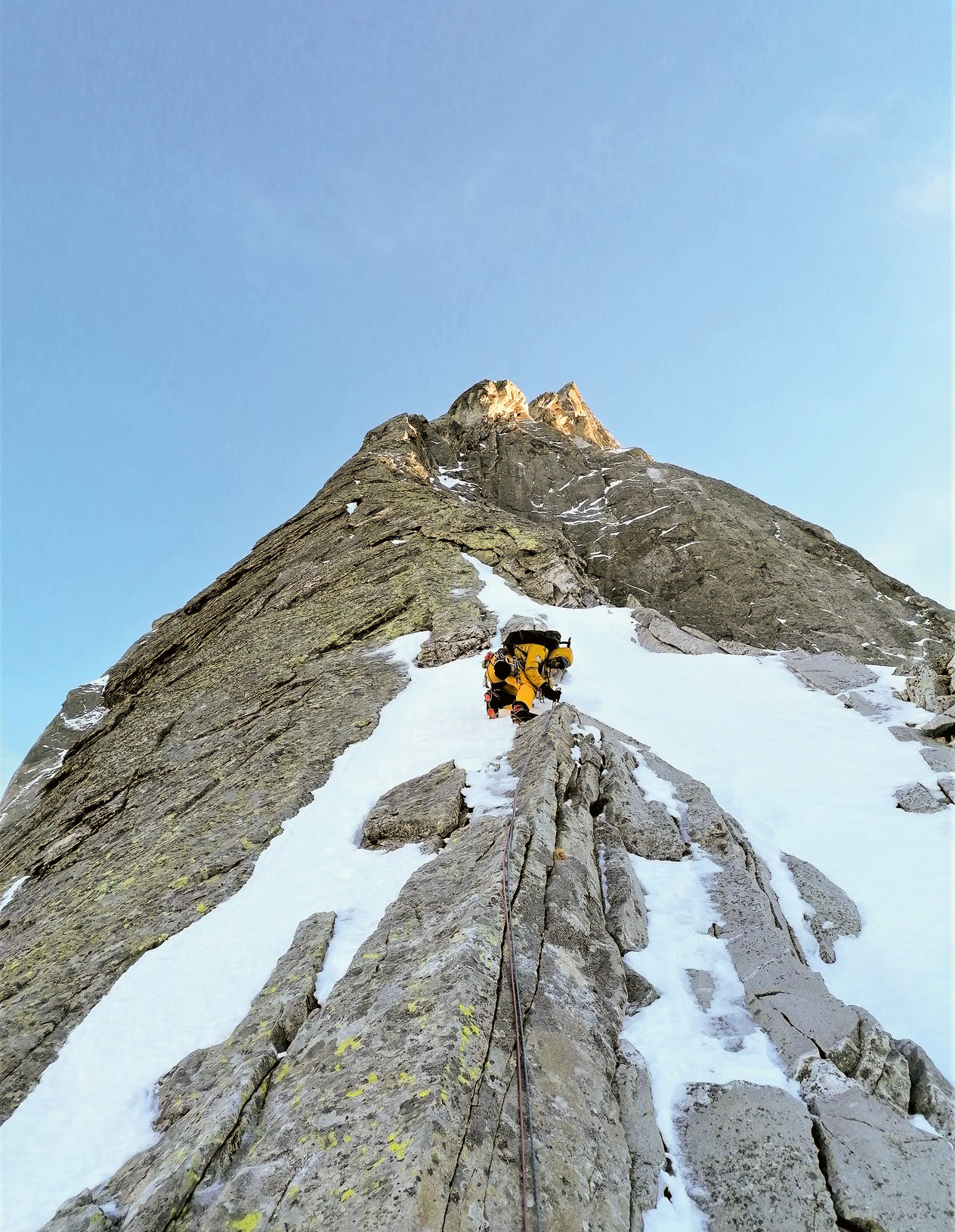 arrampicata in invernale