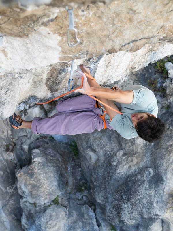 arrampicatore in paretet