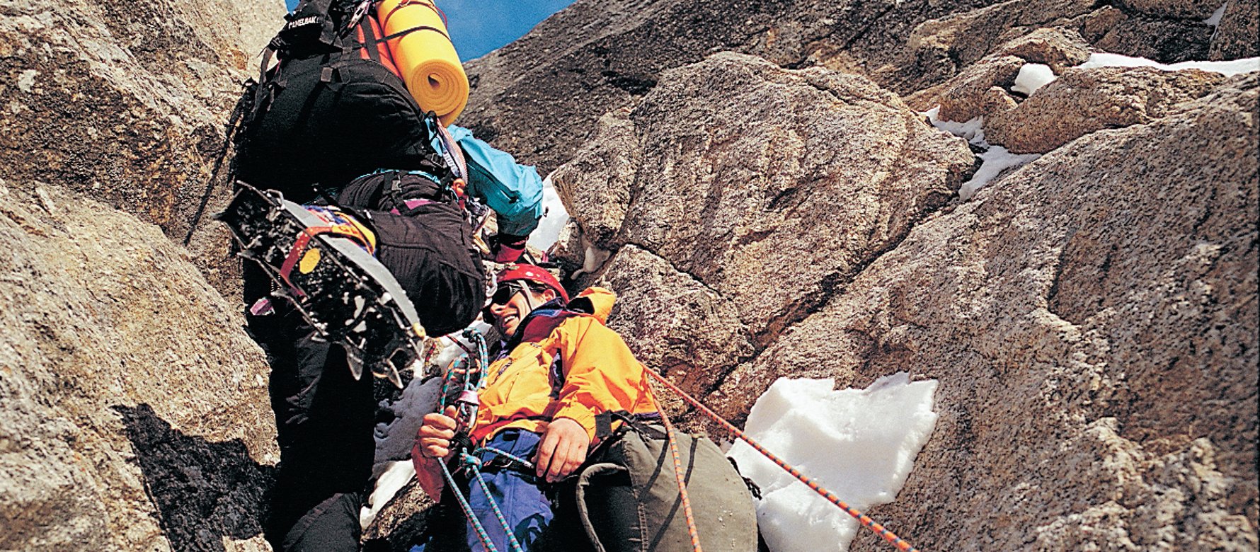 alpinisti in sosta