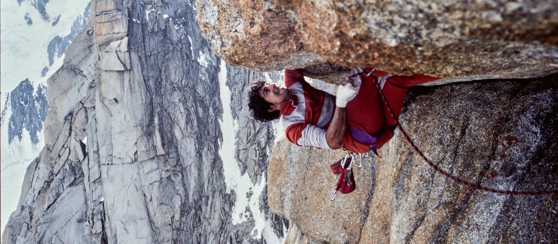 arrampicatore in parete