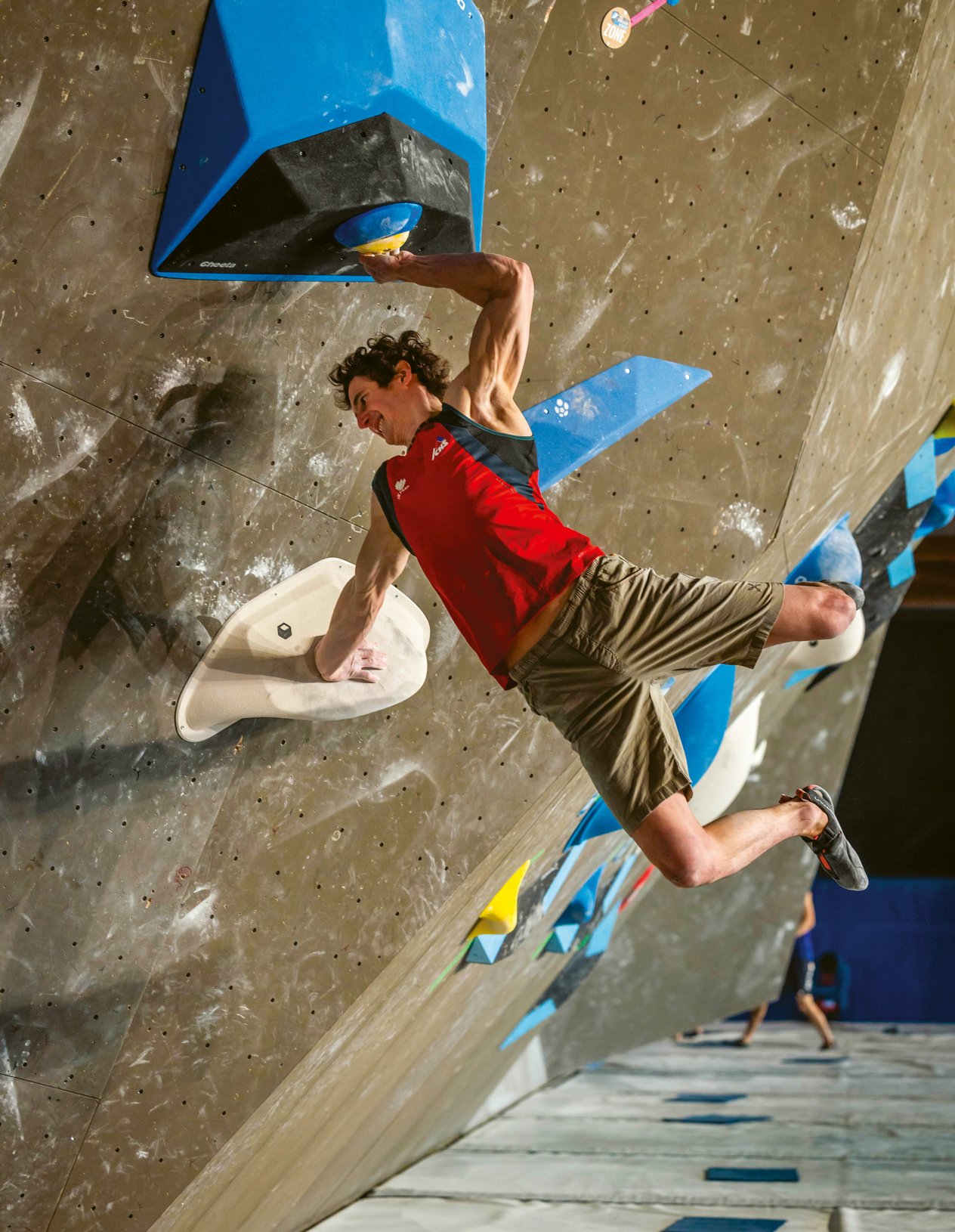 climber in palestra