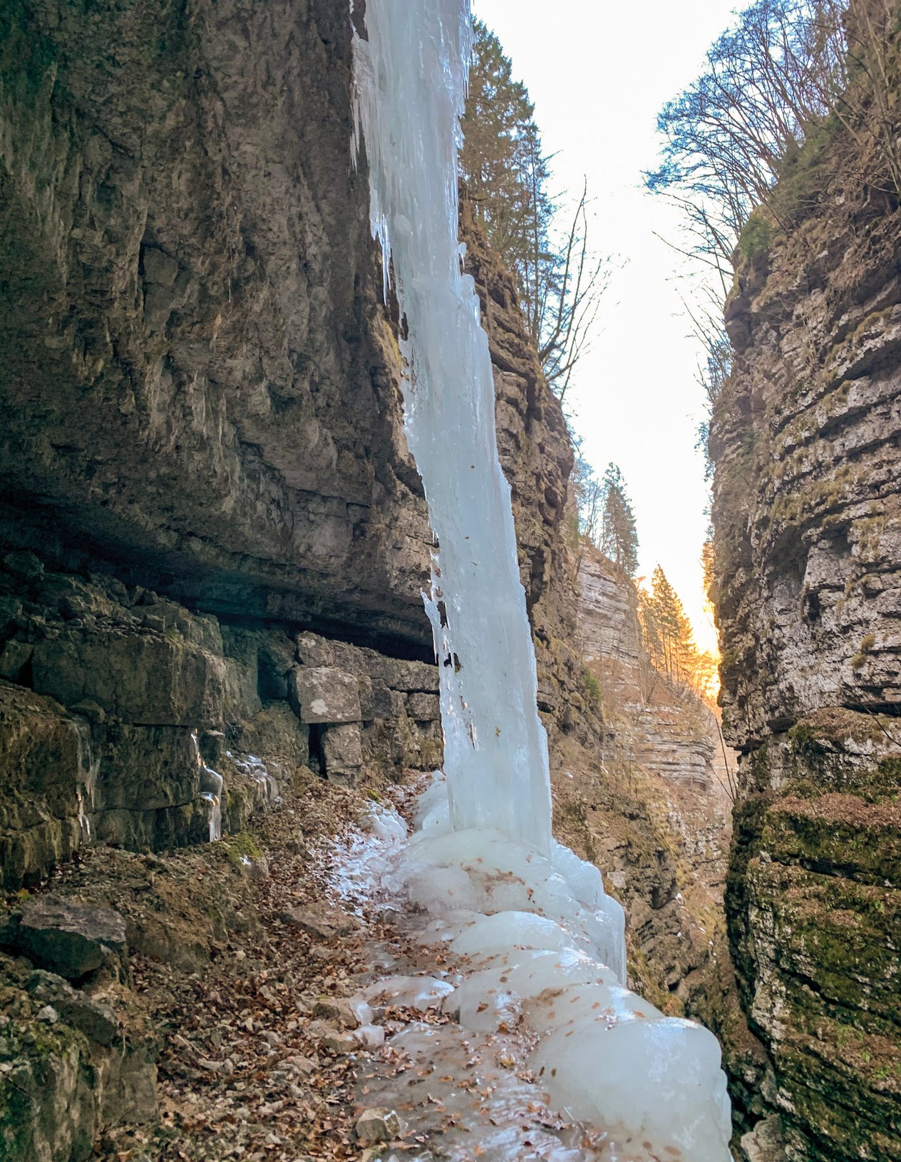 cascata di ghiaccio