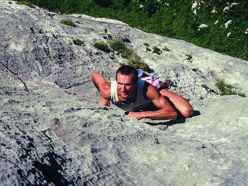 arrampicatori in parete