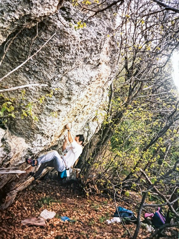 arrampicata boulder