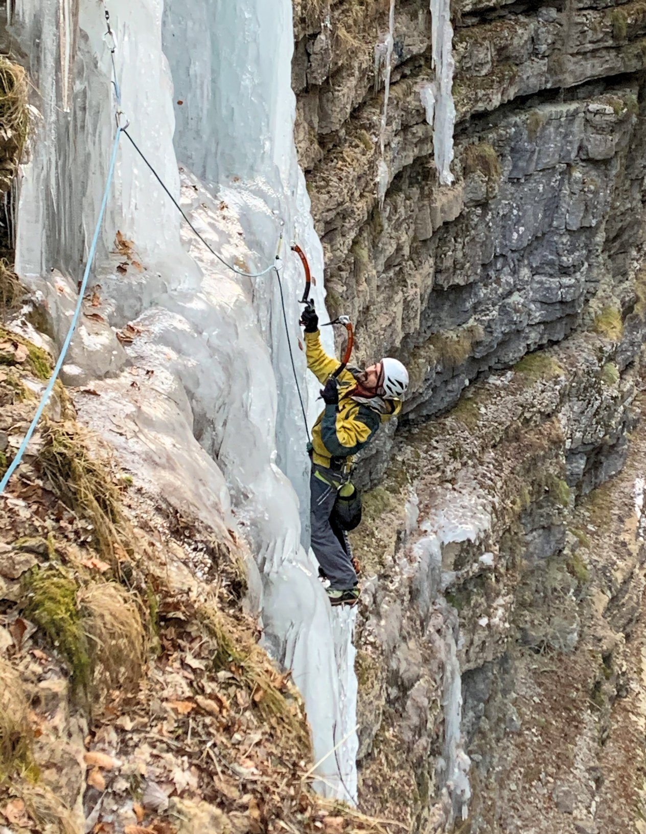 arrampicata su ghiaccio