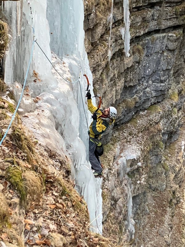 arrampicata su ghiaccio