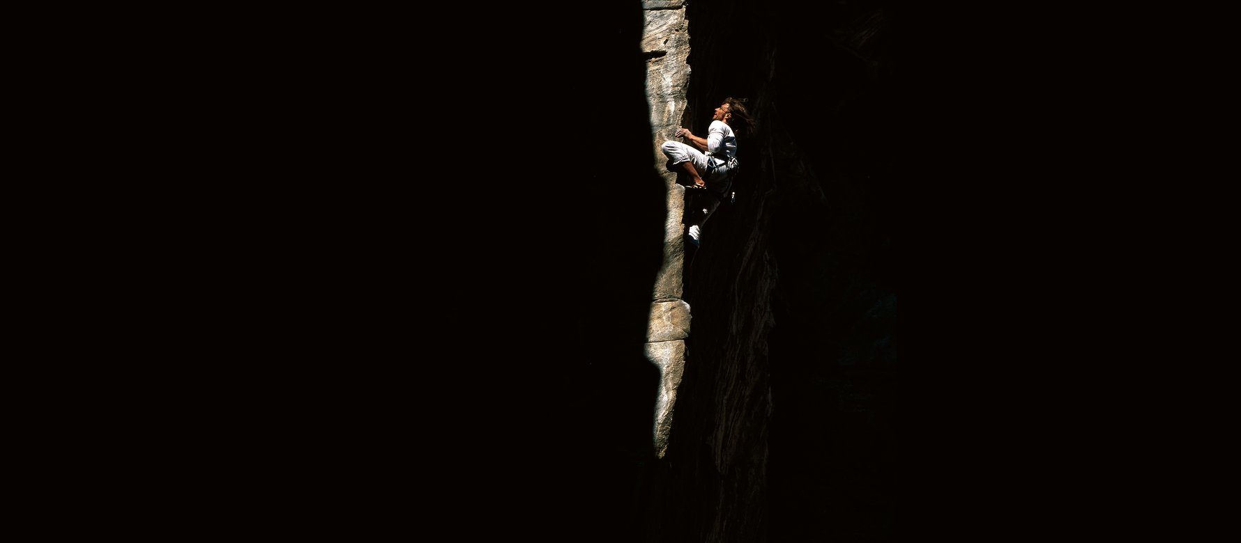 Climber in parete