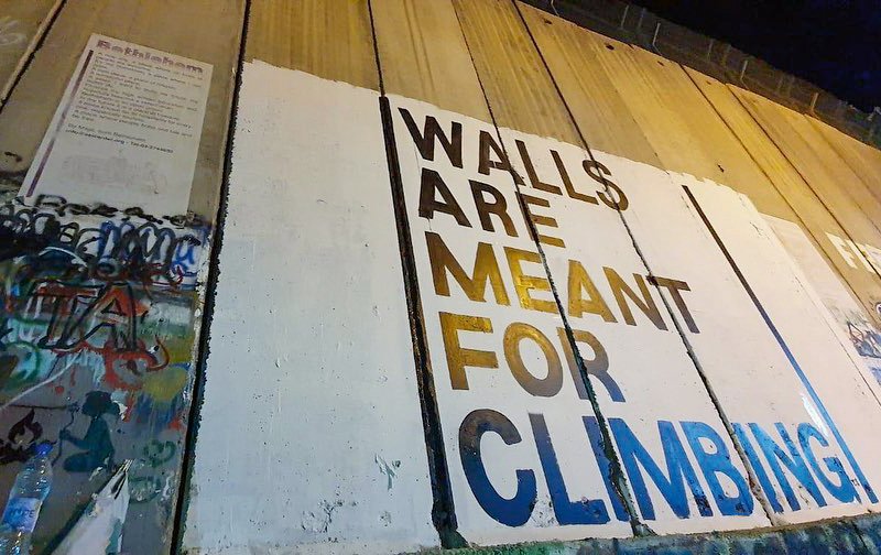 Walls are meant for climbing