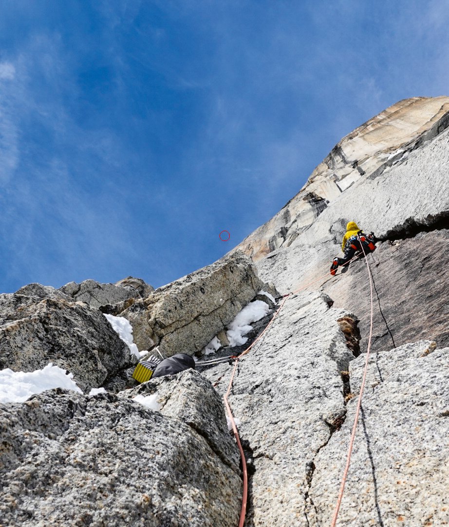 Climber in parete