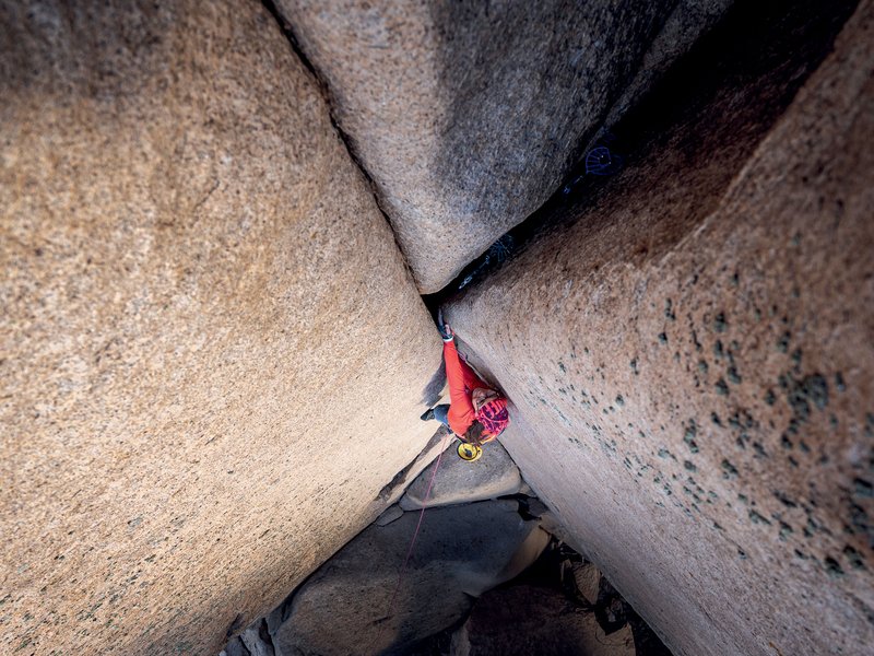 arrampicata in fessura