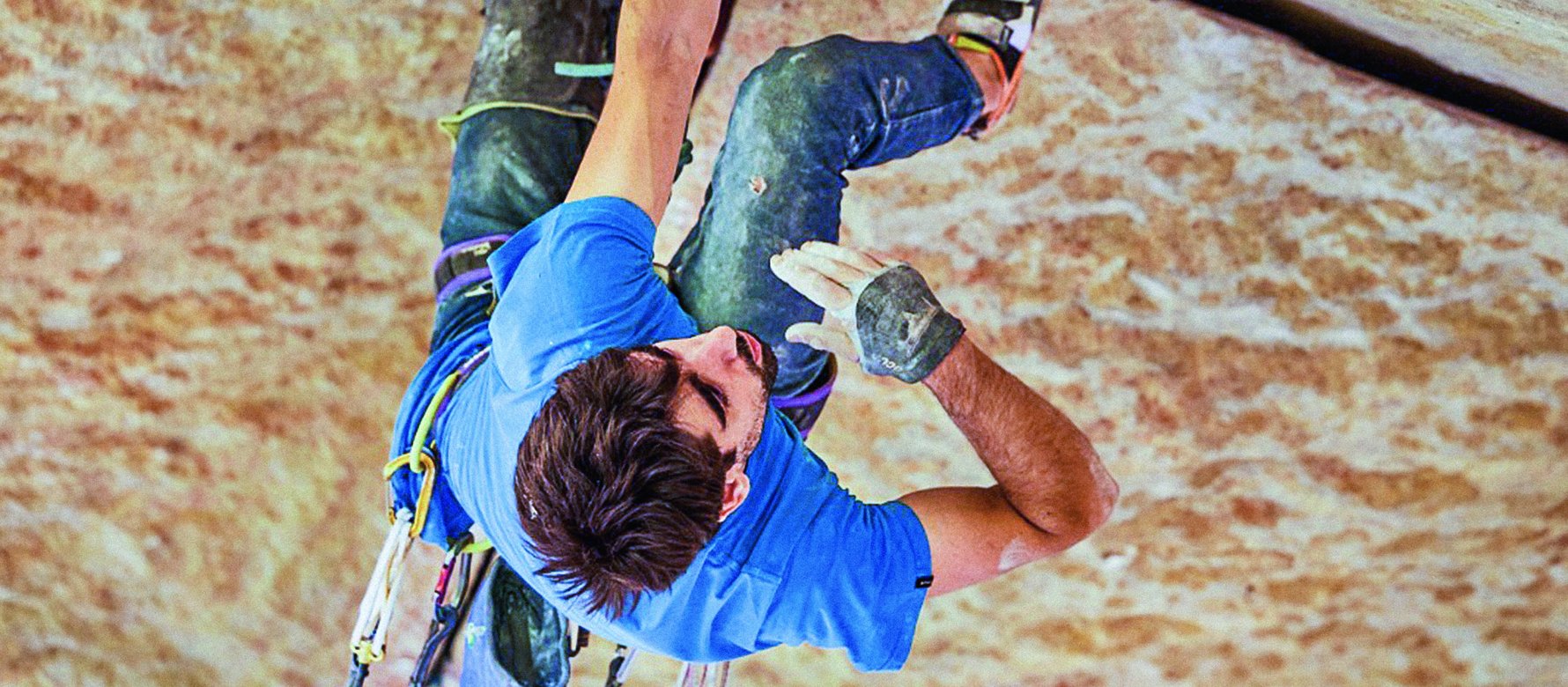 arrampicatore in parete