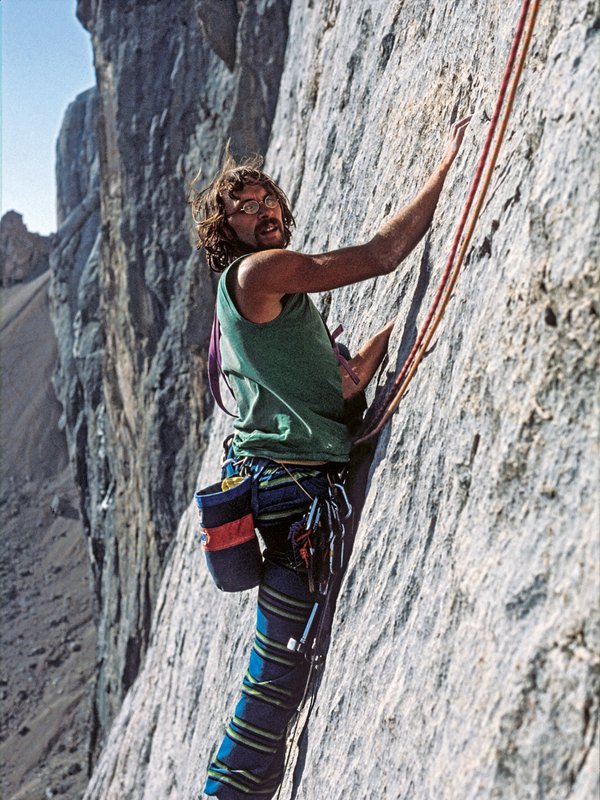 arrampicatore in parete