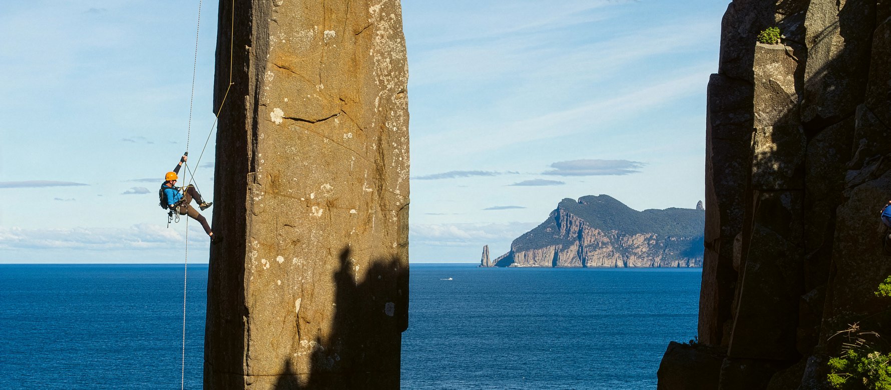 arrampicatore in parete