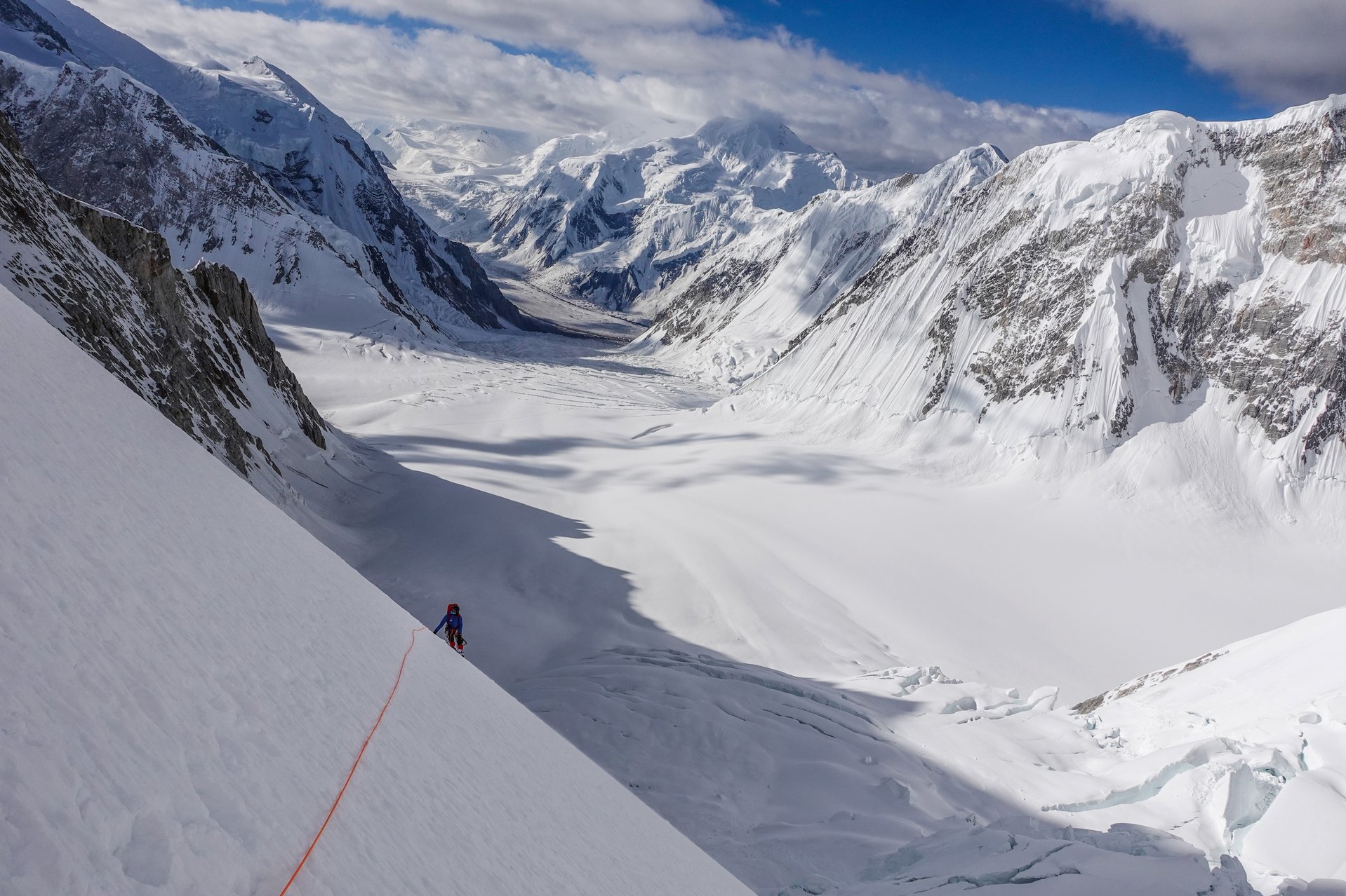 Alpinisti in Himalaya