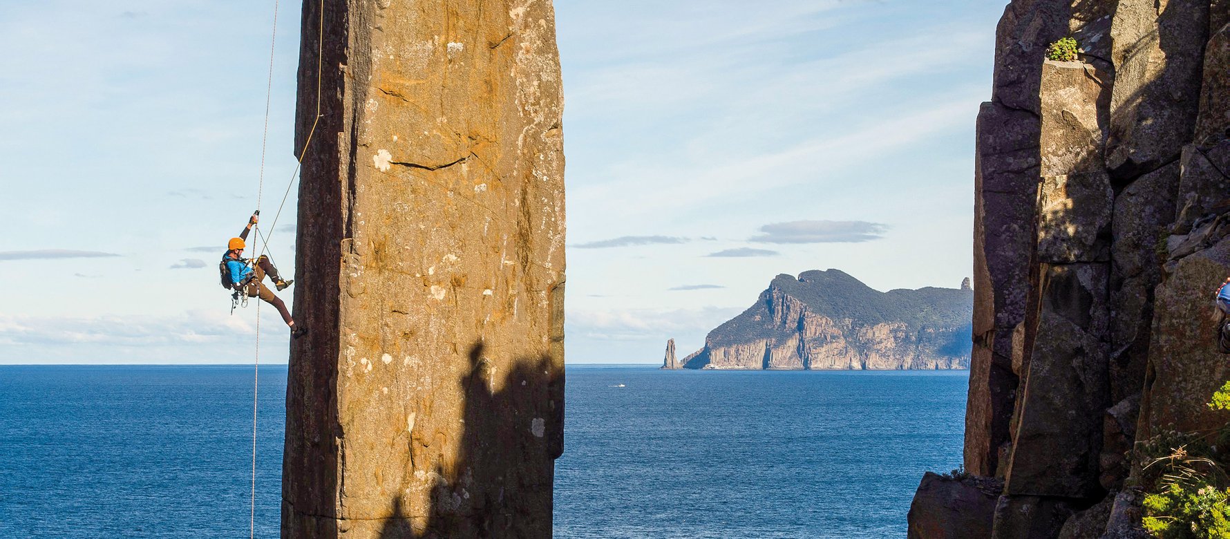 arrampicatore in parete