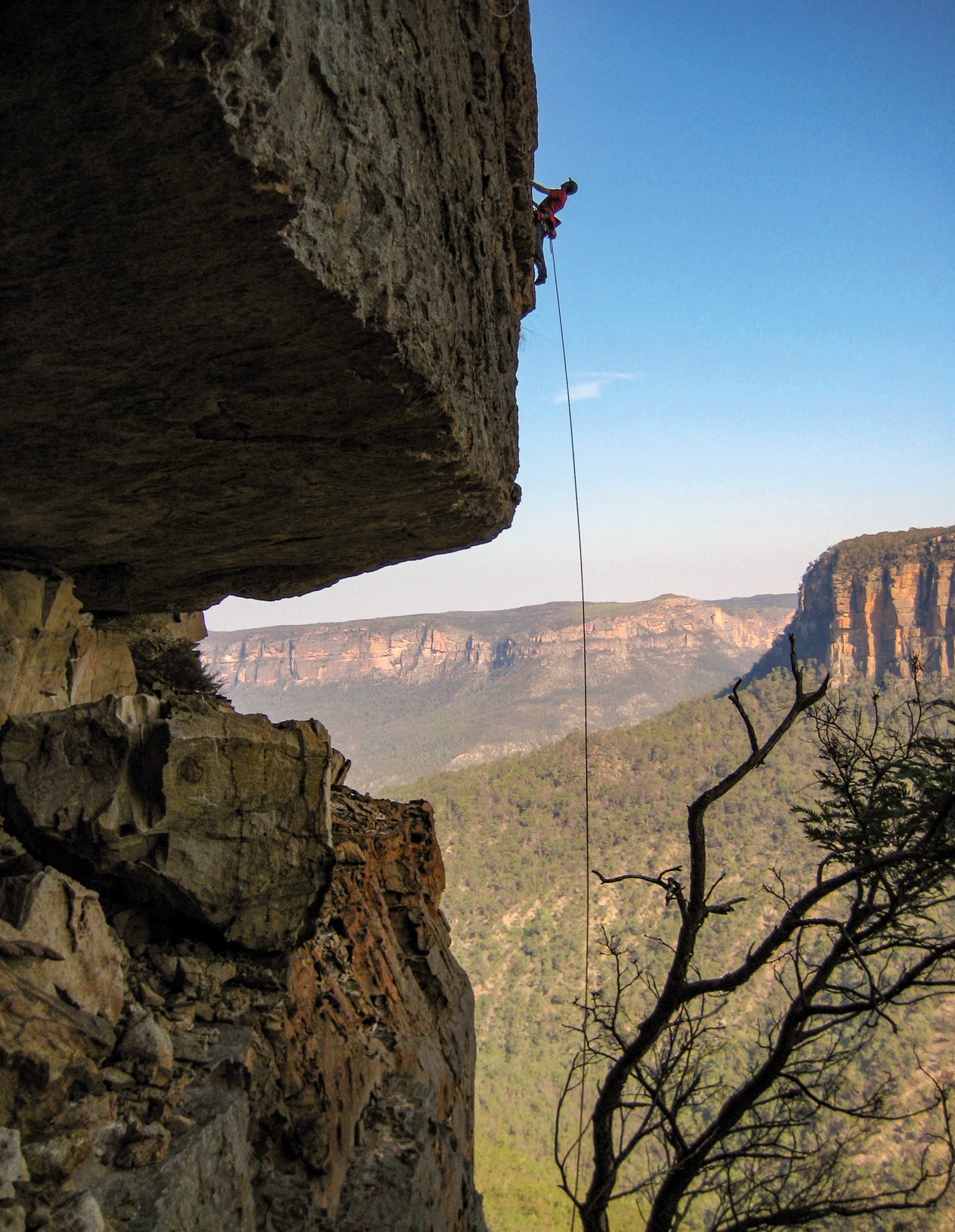 arrampicatore in parete
