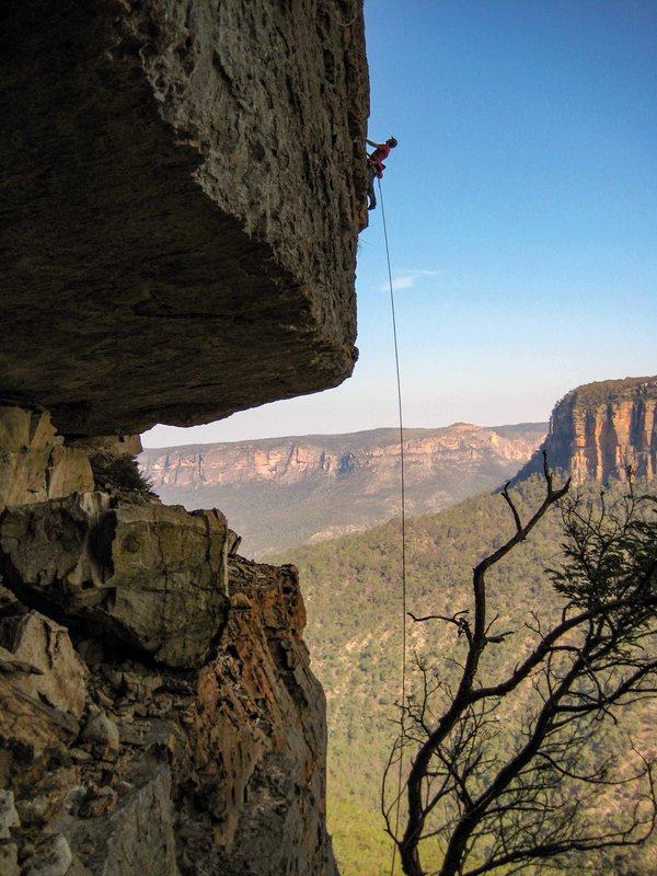 arrampicatore in parete