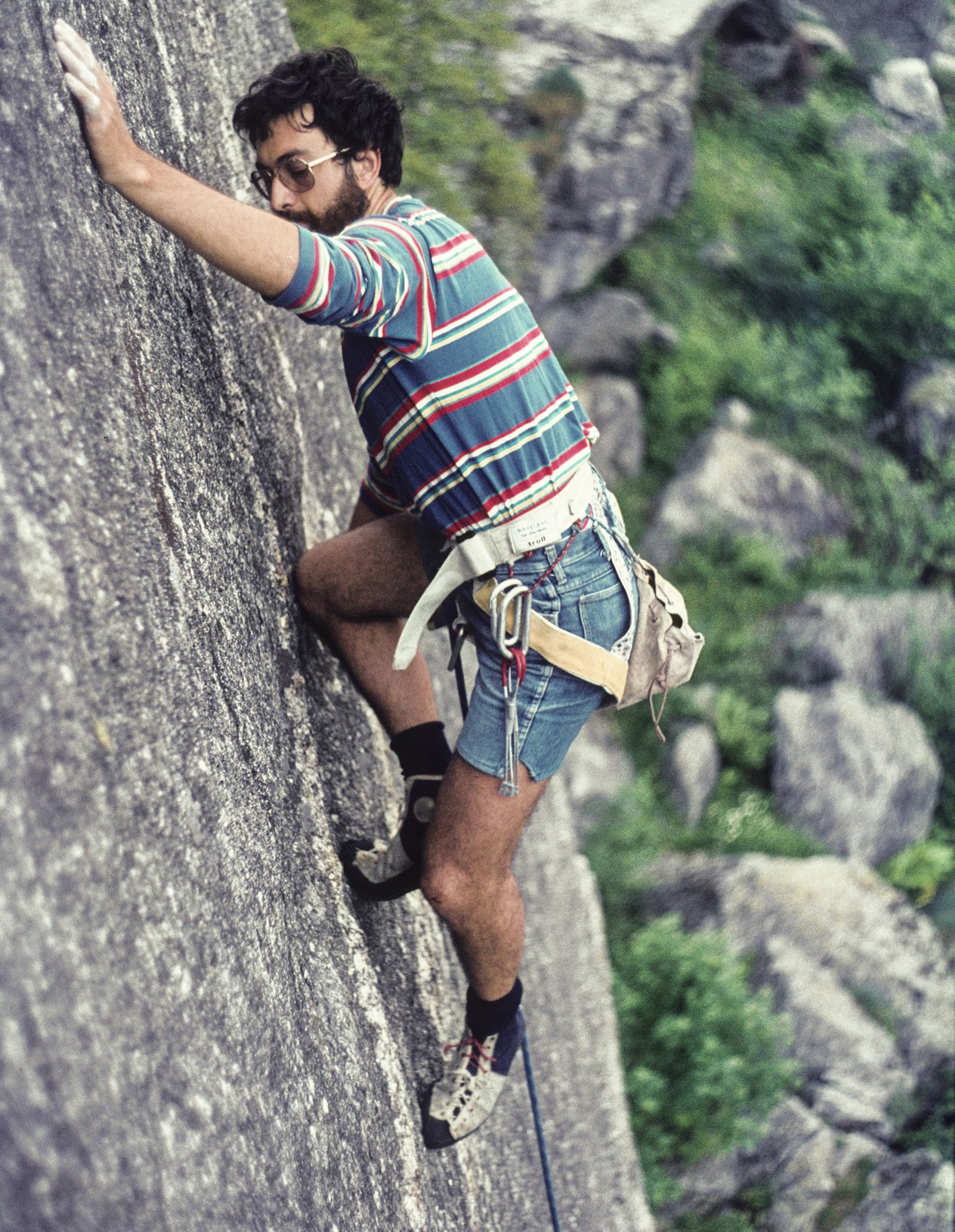 arrampicatore in parete