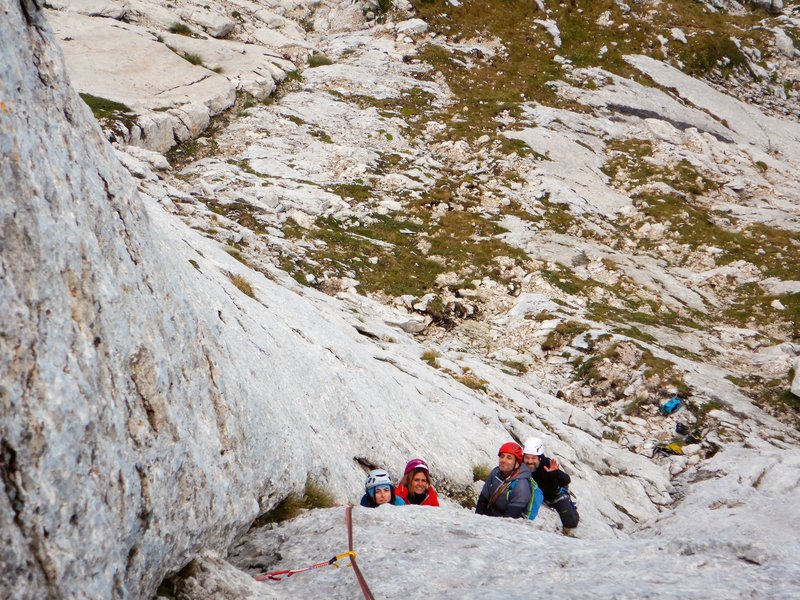 arrampicatori in parete