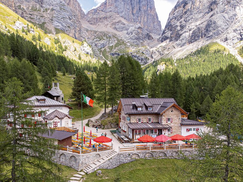 veduta  del rifugio