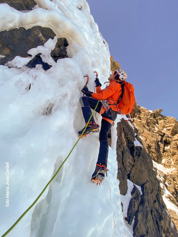 In arrampicata su ghiaccio