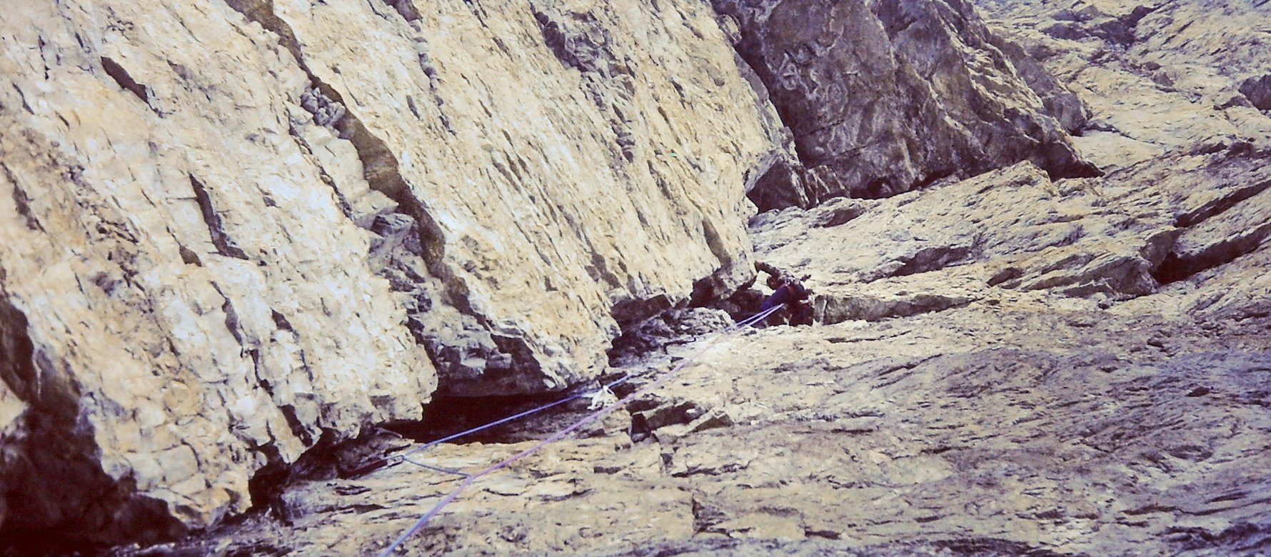 Climber in parete